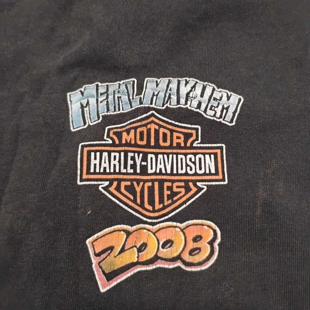 Harley-Davidson Black Tee with Bold Graphics